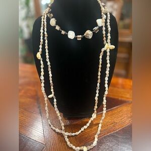 Mother of Pearl & Sea Shells Necklace